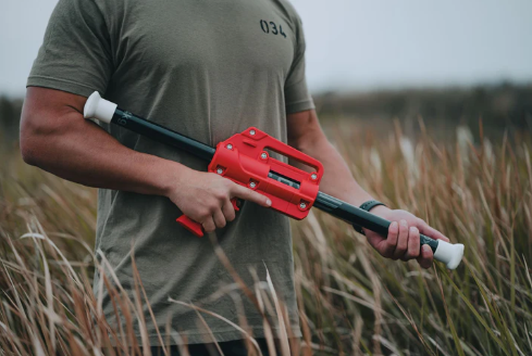 AusFit Tactical Grip - Red & 4kg Torsion Bar