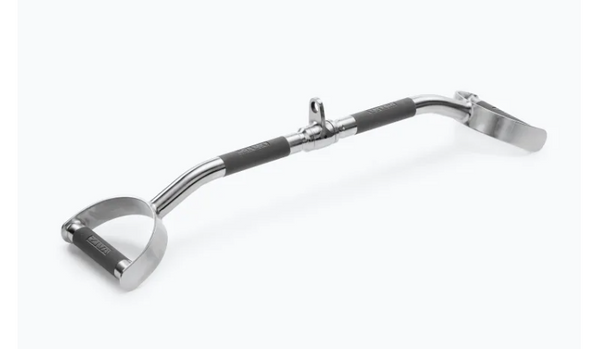 Ziva Premium Hard Chrome Short Lat Bar with PU Handle 76cm