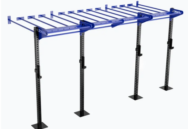 Ziva 14’ Outdoors Wall-Mounted Rig with Monkey Bars & 2 x Pairs Sandwich J-Cups ZXP-ODRG-2112
