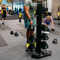 TRX YBell Center Post Rack - 10 POS